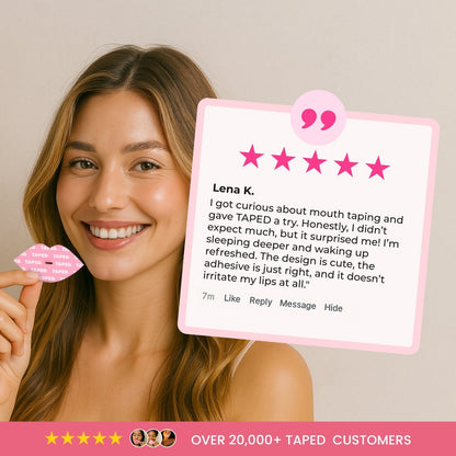 TAPED™ Infused Mouth Tape for Sleep, Skin & Energy