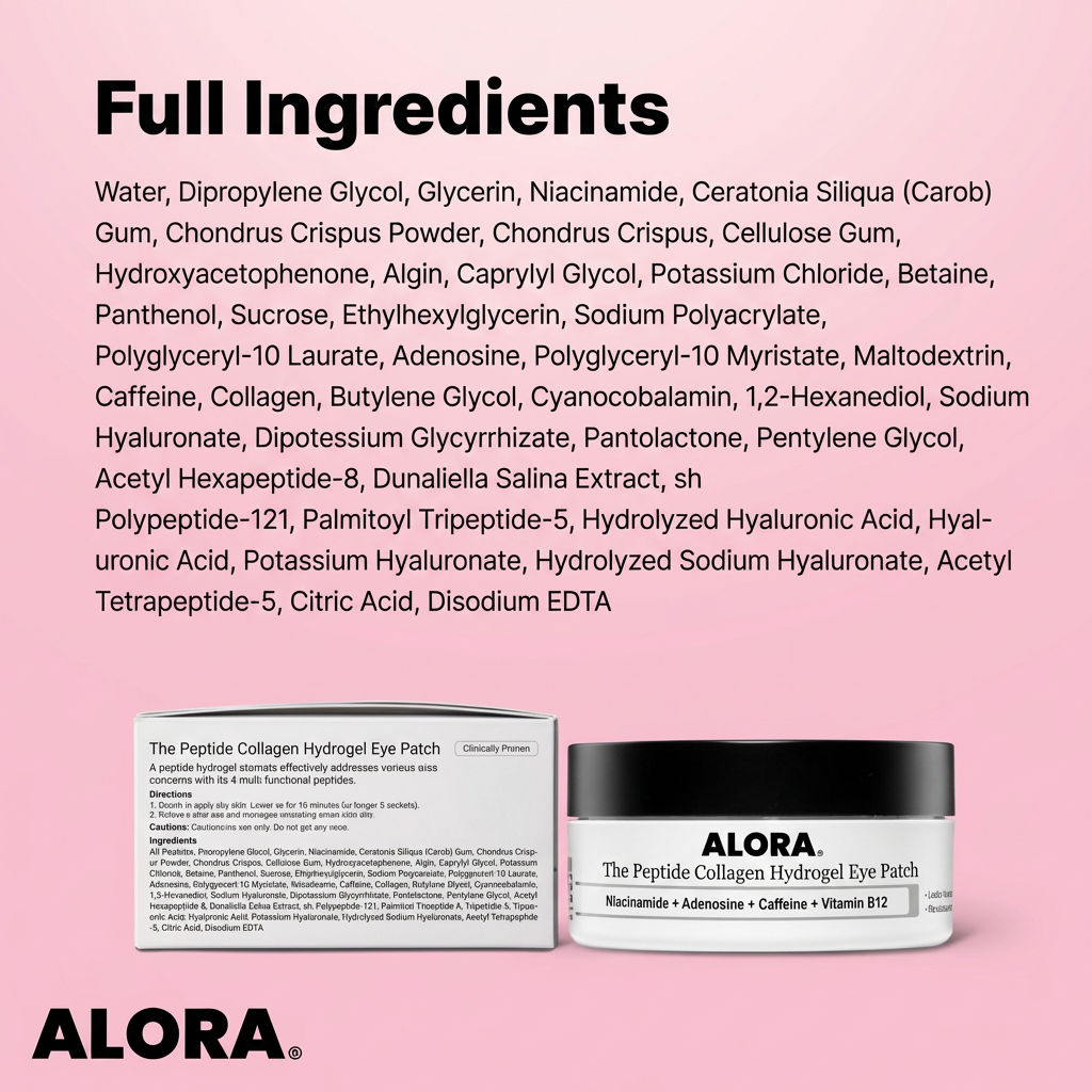ALORA™ Peptide Collagen Hydrogel Eye Patch