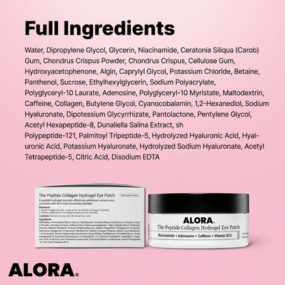 ALORA™ Peptide Collagen Hydrogel Eye Patch