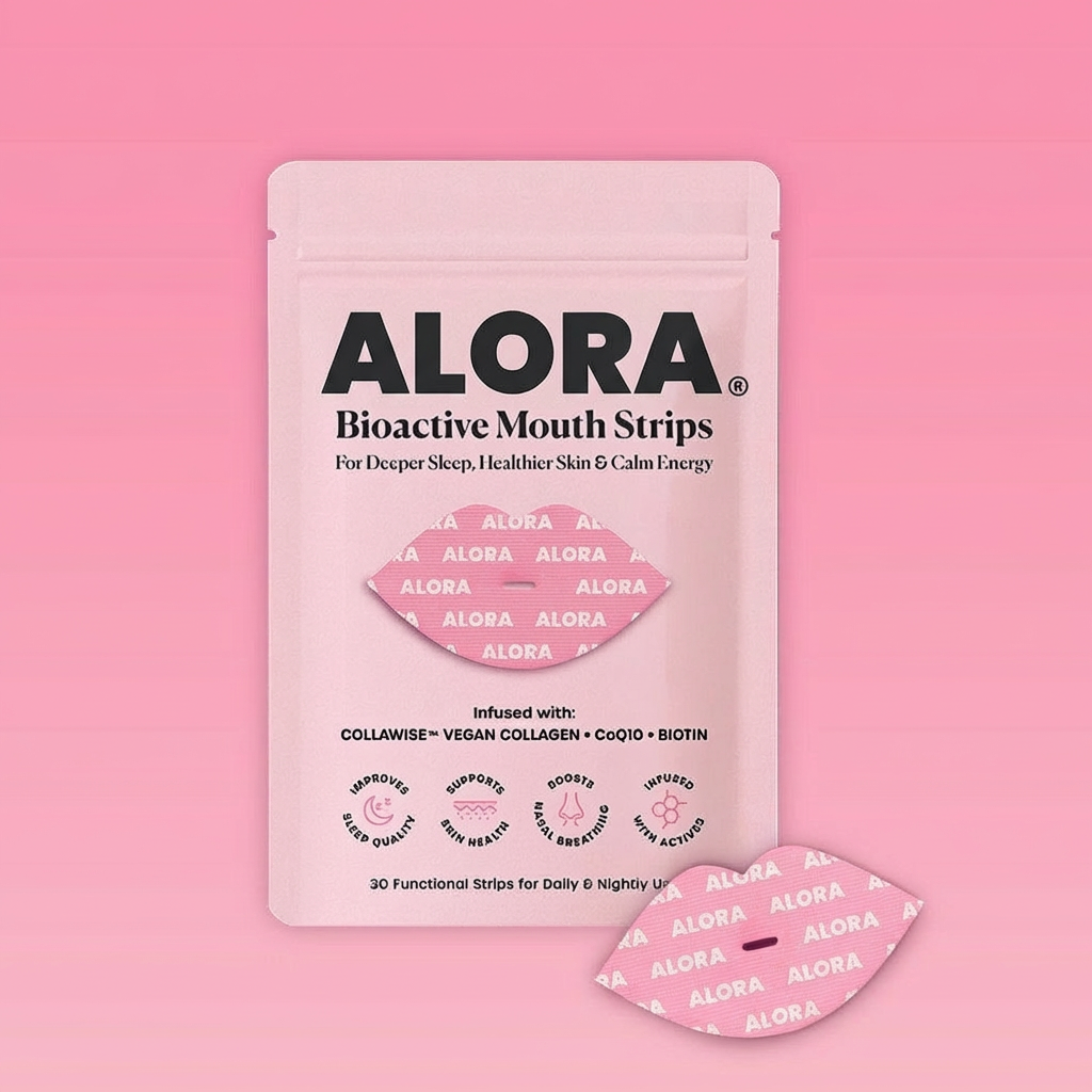 ALORA™ Infused Mouth Tape for Sleep, Skin & Energy